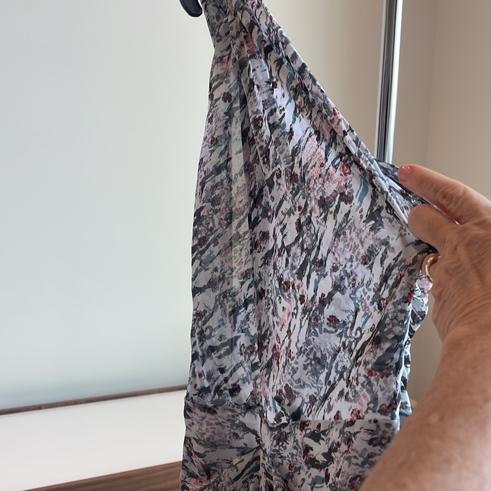 Iro gorgeous one shoulder chiffon dress